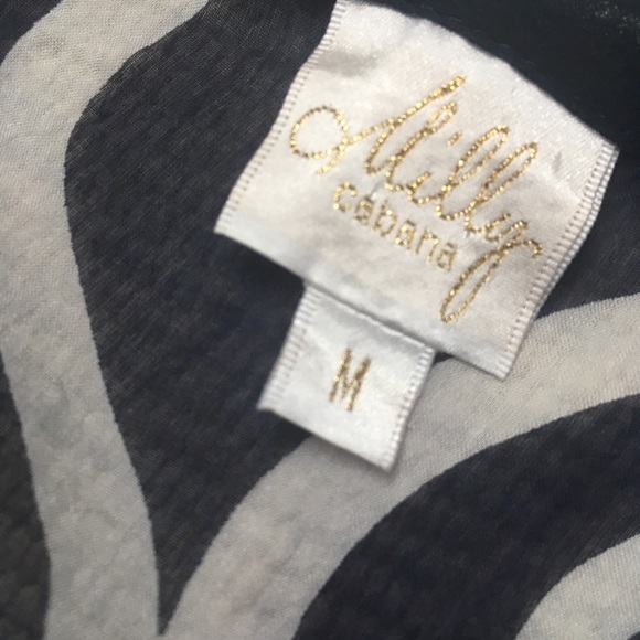 ⛱MILLY Cabana⛱ Silk Coverup Tunic - Picture 7 of 11